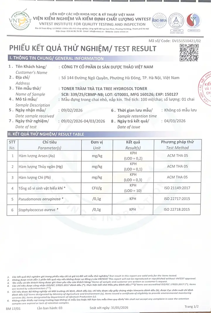 PKN Toner Tràm Trà