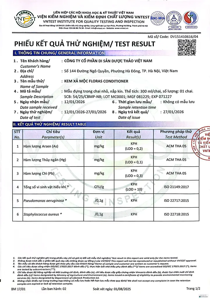 PKN Dầu xả Mộc